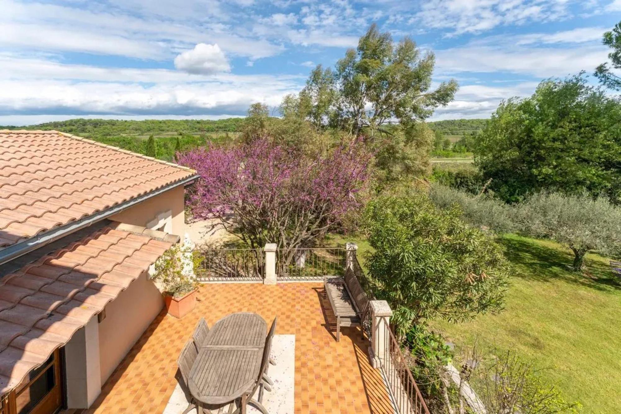 Villa Spacieuse A Vezenobres Avec Piscine Privee エクステリア 写真