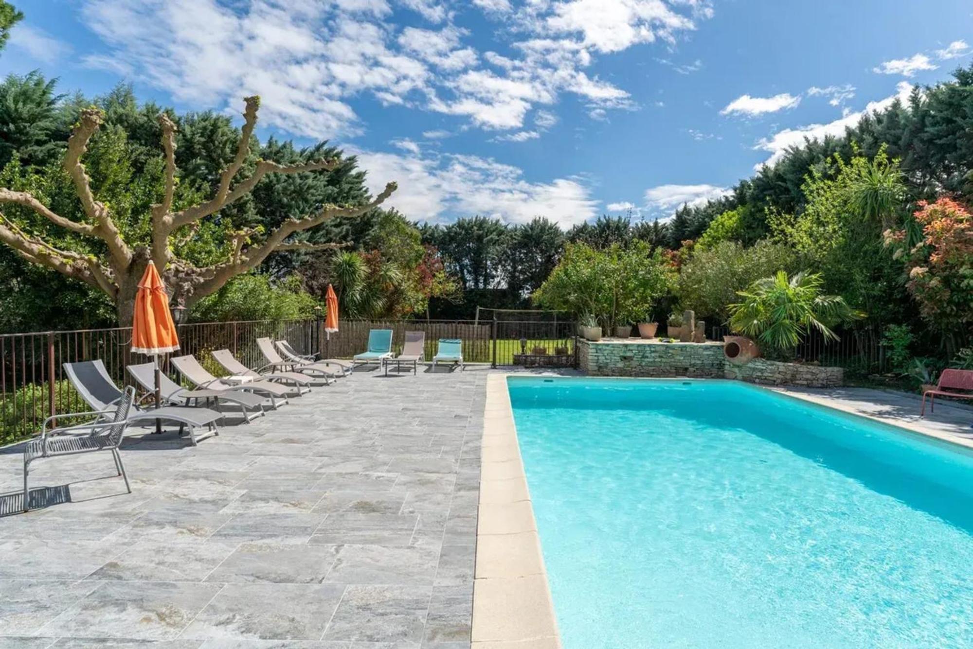 Villa Spacieuse A Vezenobres Avec Piscine Privee エクステリア 写真